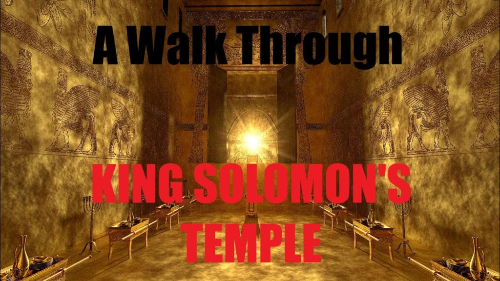 A Walk Through King Solomon’s Temple