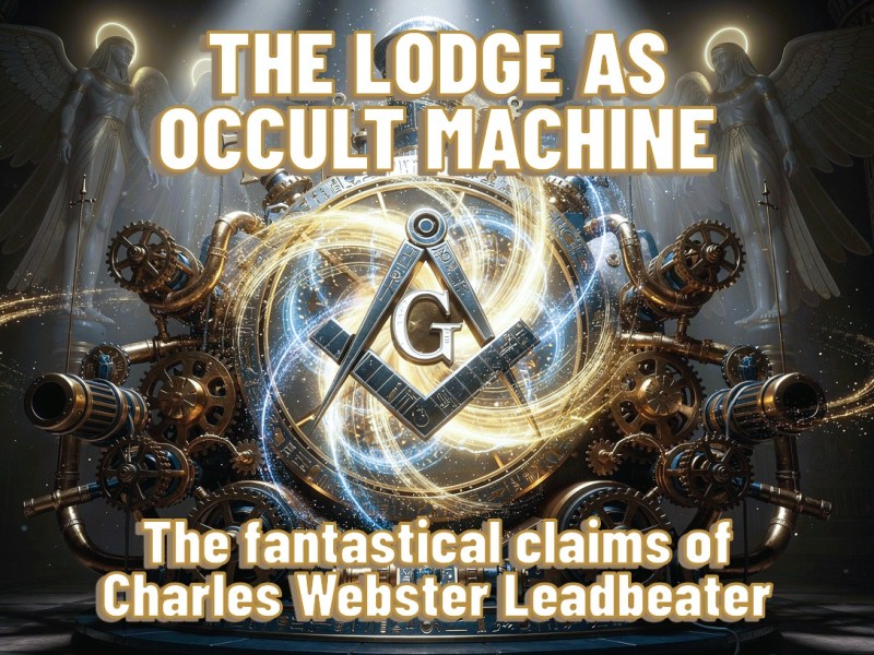The Lodge as “Occult Machine” – The fantastical claims of Charles Webster&nbsp;Leadbeater