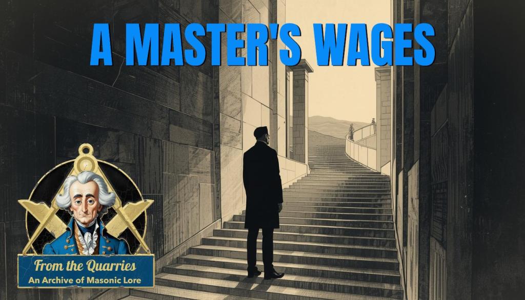 A Master’s Wages